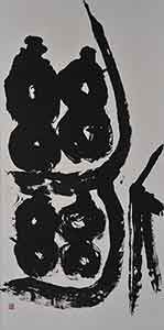 第67回滋賀県美術展覧会(書の部)特選「断」