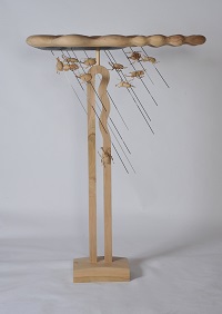 第68回滋賀県美術展覧会(立体の部)特選「黒い雨」