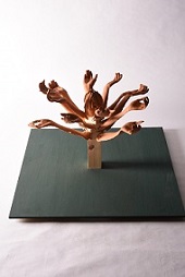 第73回滋賀県美術展覧会(立体の部)佳作「睡蓮」