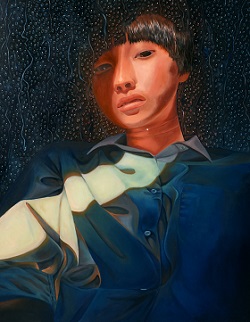 第73回滋賀県美術展覧会(平面の部)特選「心の中で」